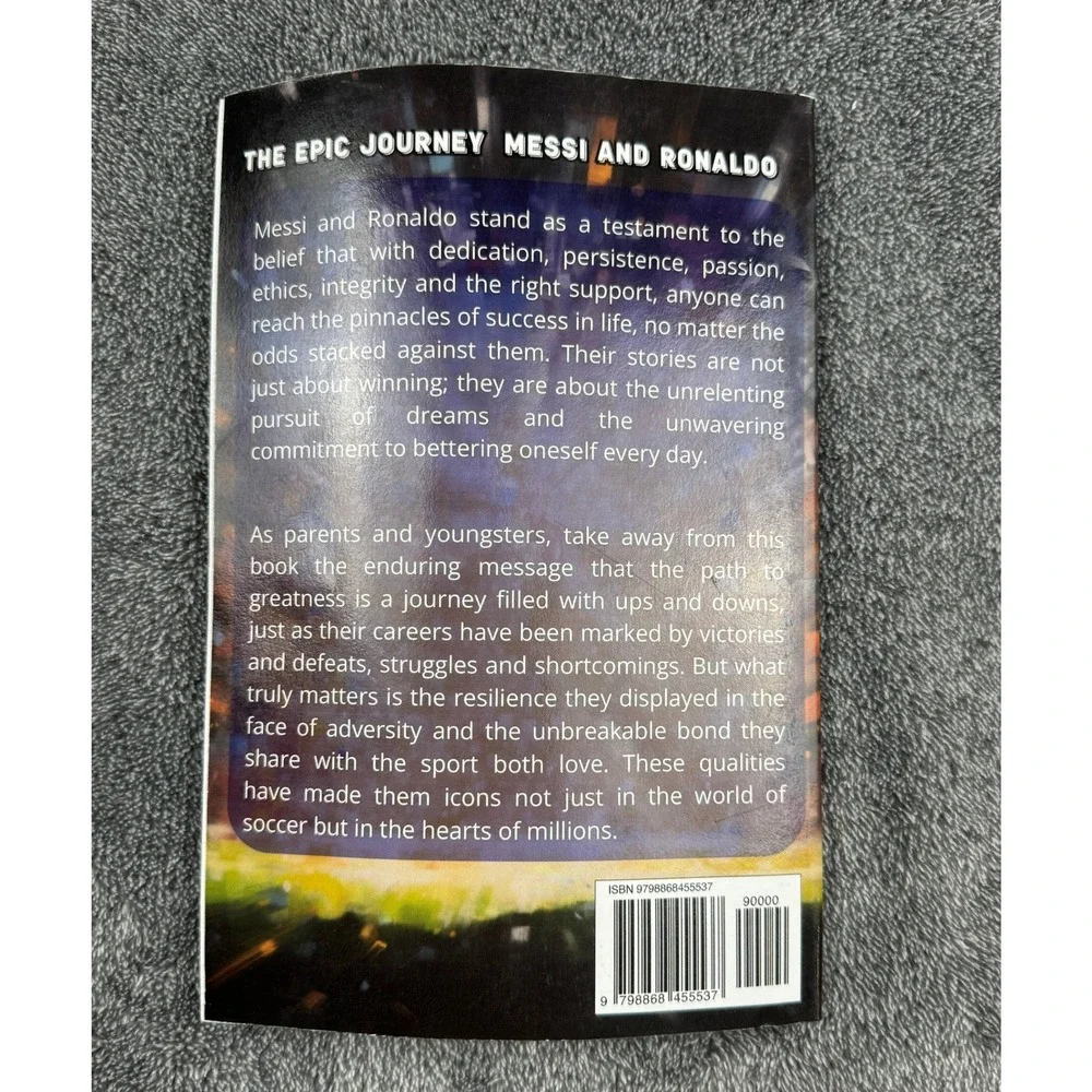 Messi Ronaldo Book Kids Soccer Biography Kurt Dissel 2023 Paperback‎